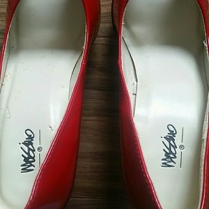 Mossimo Supply Co. Shoes - Mossimo Red patent peep toe pumps Mossimo Supply Co. Shoes - Mossimo Red patent peep toe pumps